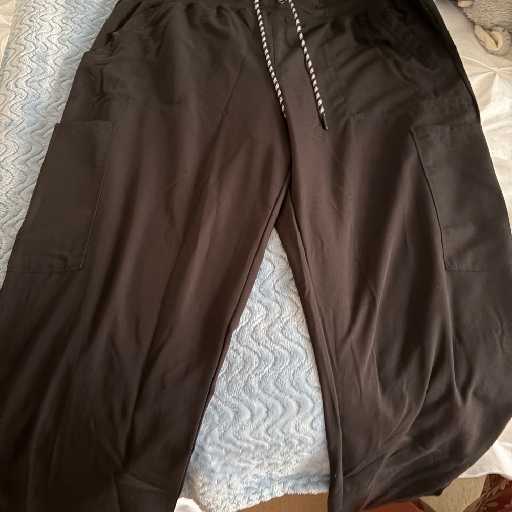 Black Scrub Pants